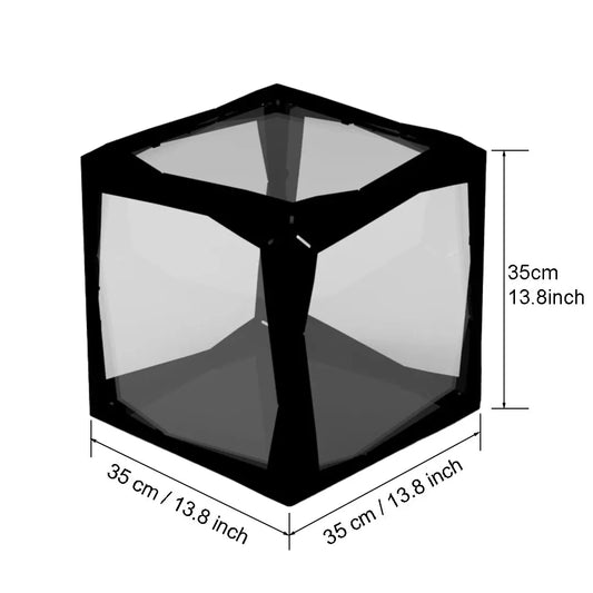 Boxory Core – Standard Modular Magnetic Acrylic Display Case with LED Lighting