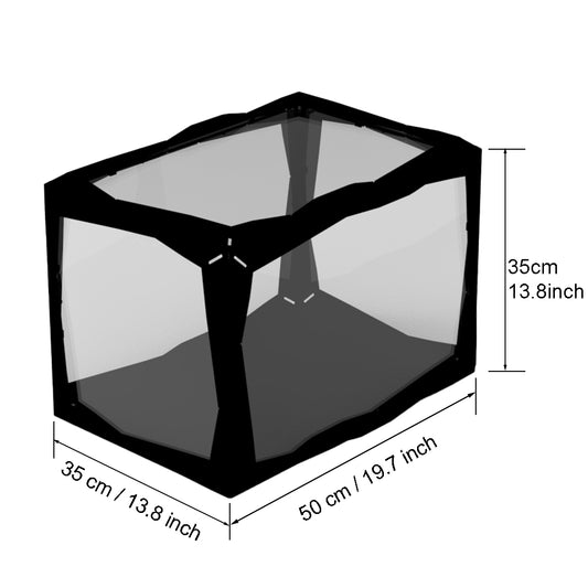 Boxory Plus – Medium Modular Magnetic Acrylic Display Case with LED Lighting