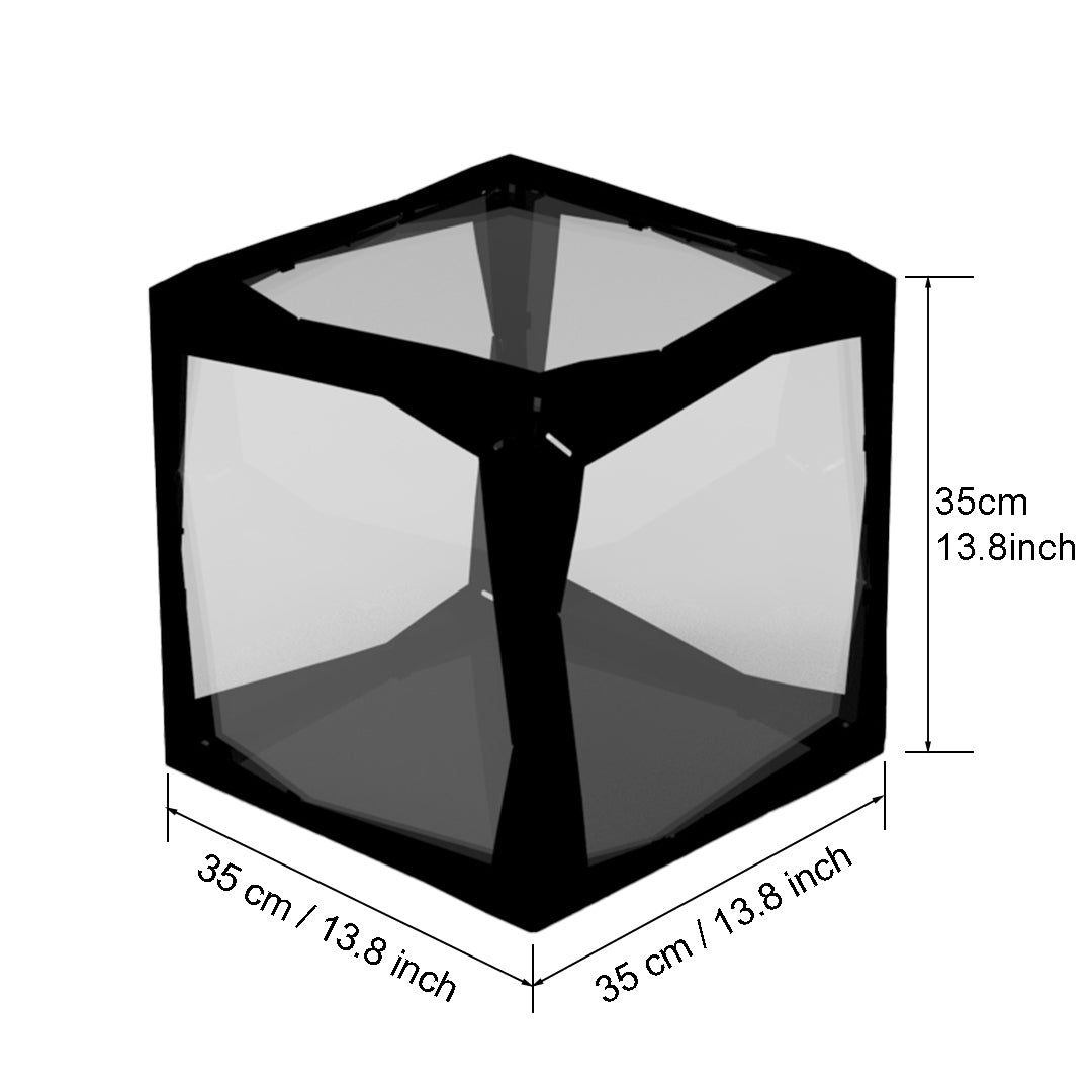 Boxory Core – Standard Modular Magnetic Acrylic Display Case with LED Lighting