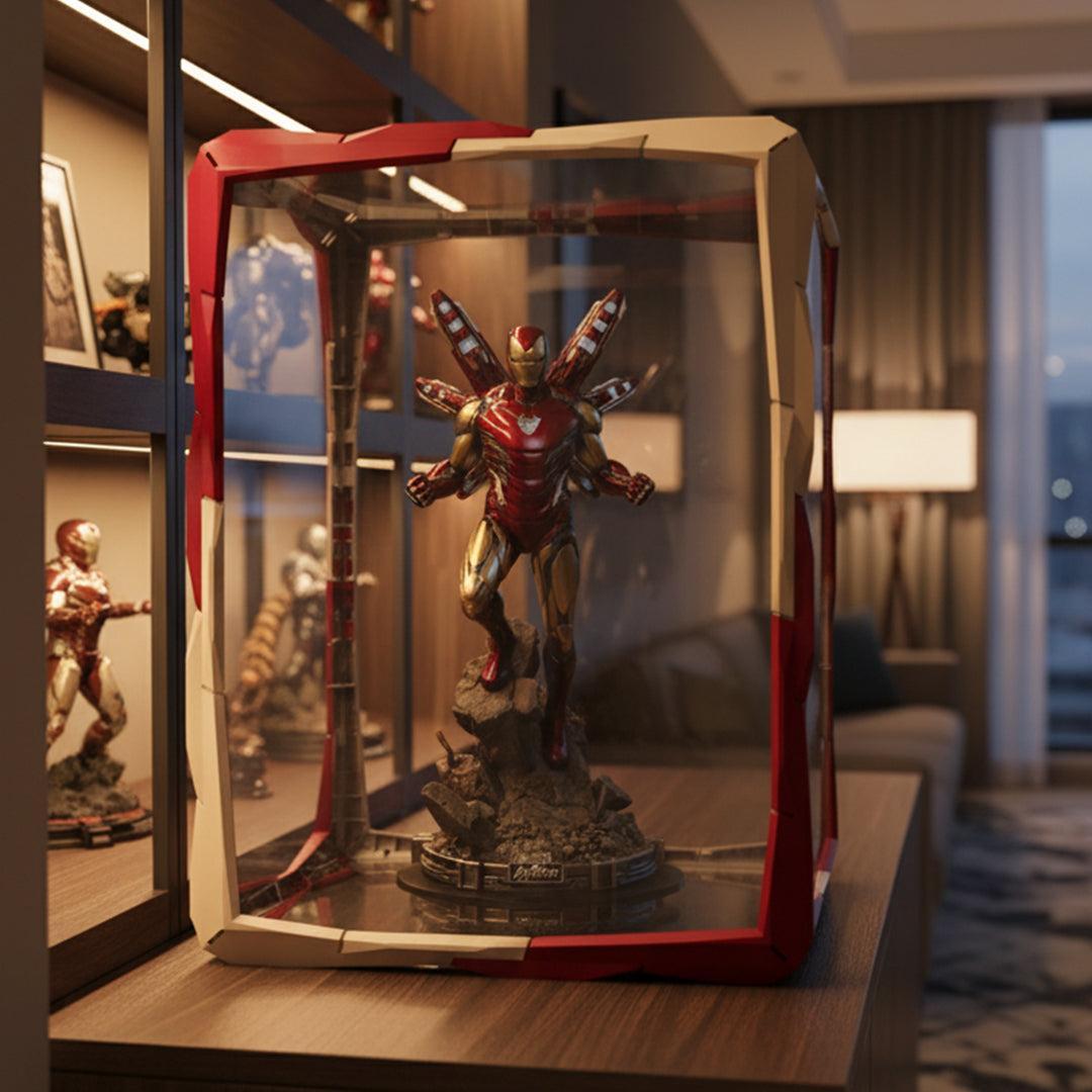 LED illuminated large acrylic display case for collectibles – Boxory Max
