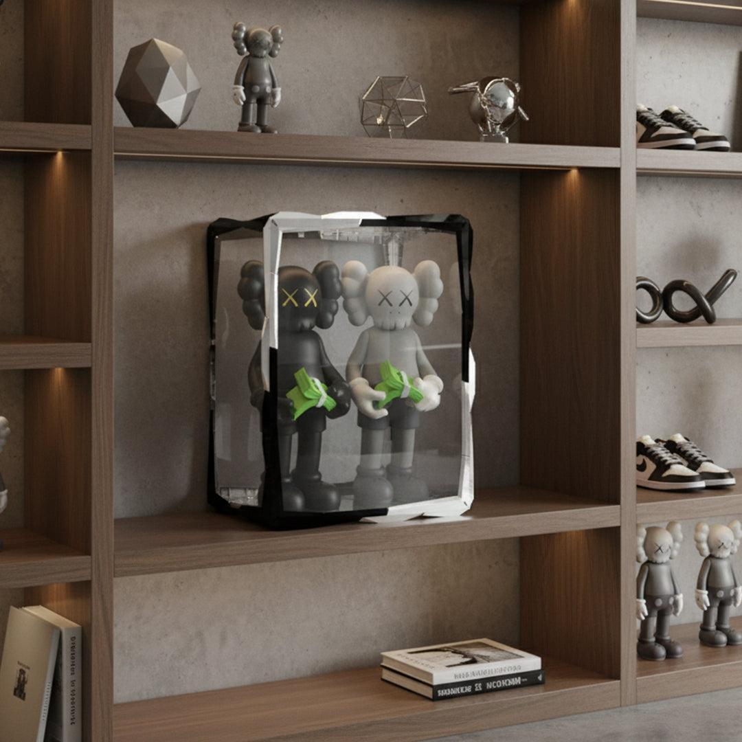 Boxory Max large modular magnetic acrylic display case with LED lighting
