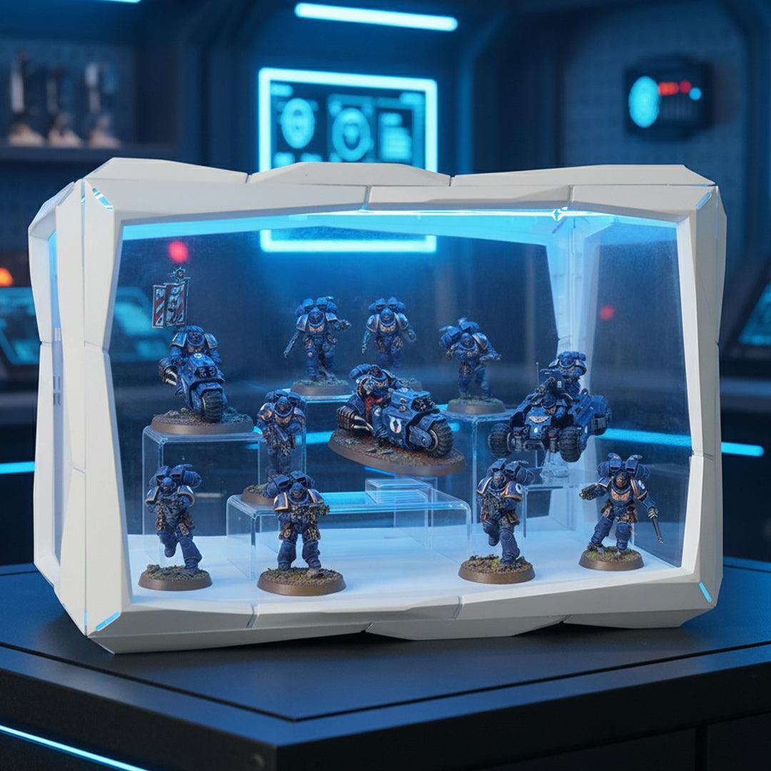 LED illuminated acrylic display case for collectibles – Boxory Plus
