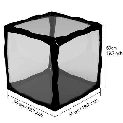 Boxory Square – Cube Modular Magnetic Acrylic Display Case with LED Lighting