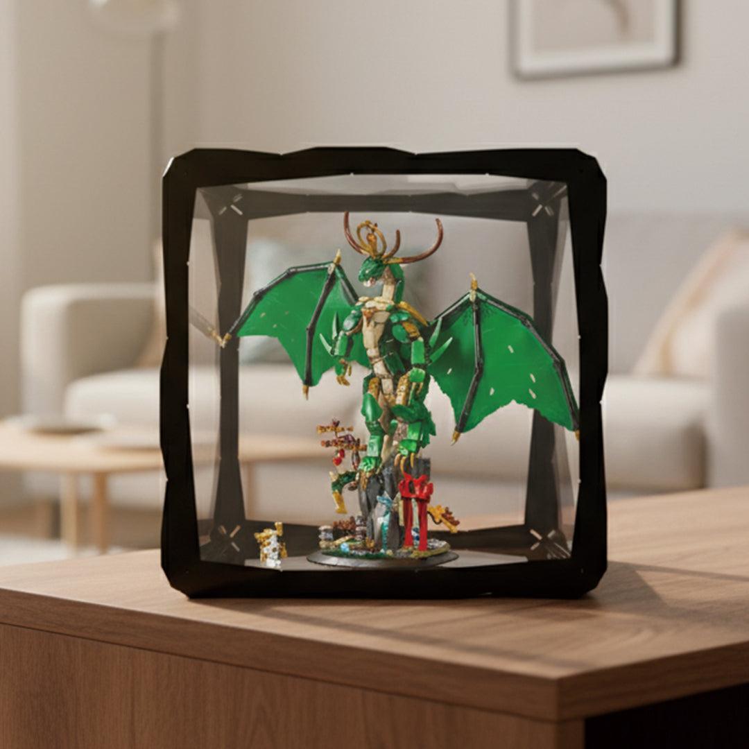 Cube-shaped modular and stackable acrylic display case – Boxory Square
