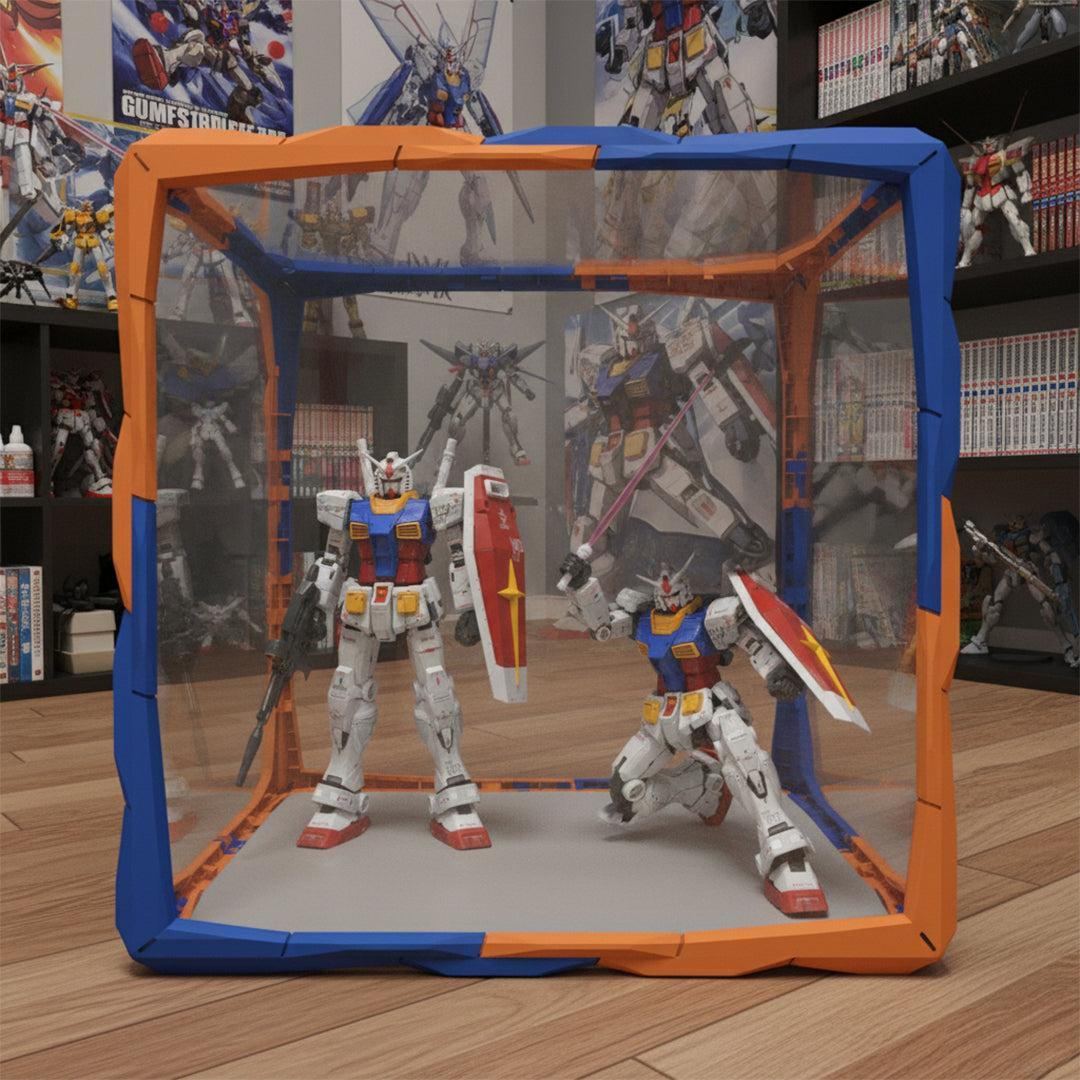 Extra large display case with custom background panel – Boxory Ultra
