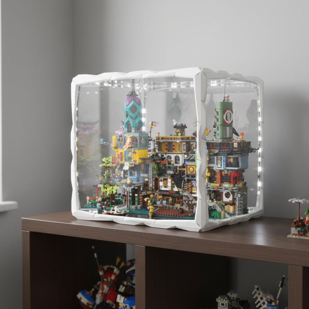 LED illuminated extra large acrylic display case for collectibles – Boxory Ultra
