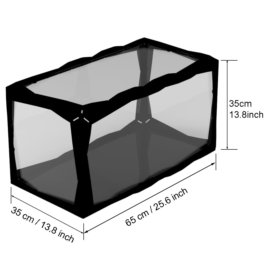 Boxory Wide – Extra-Wide Modular Magnetic Acrylic Display Case with LED Lighting