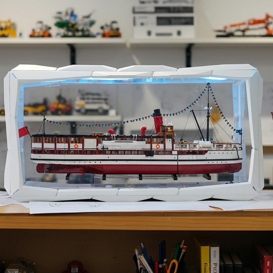 Extra-wide modular and stackable acrylic display case system – Boxory Wide
