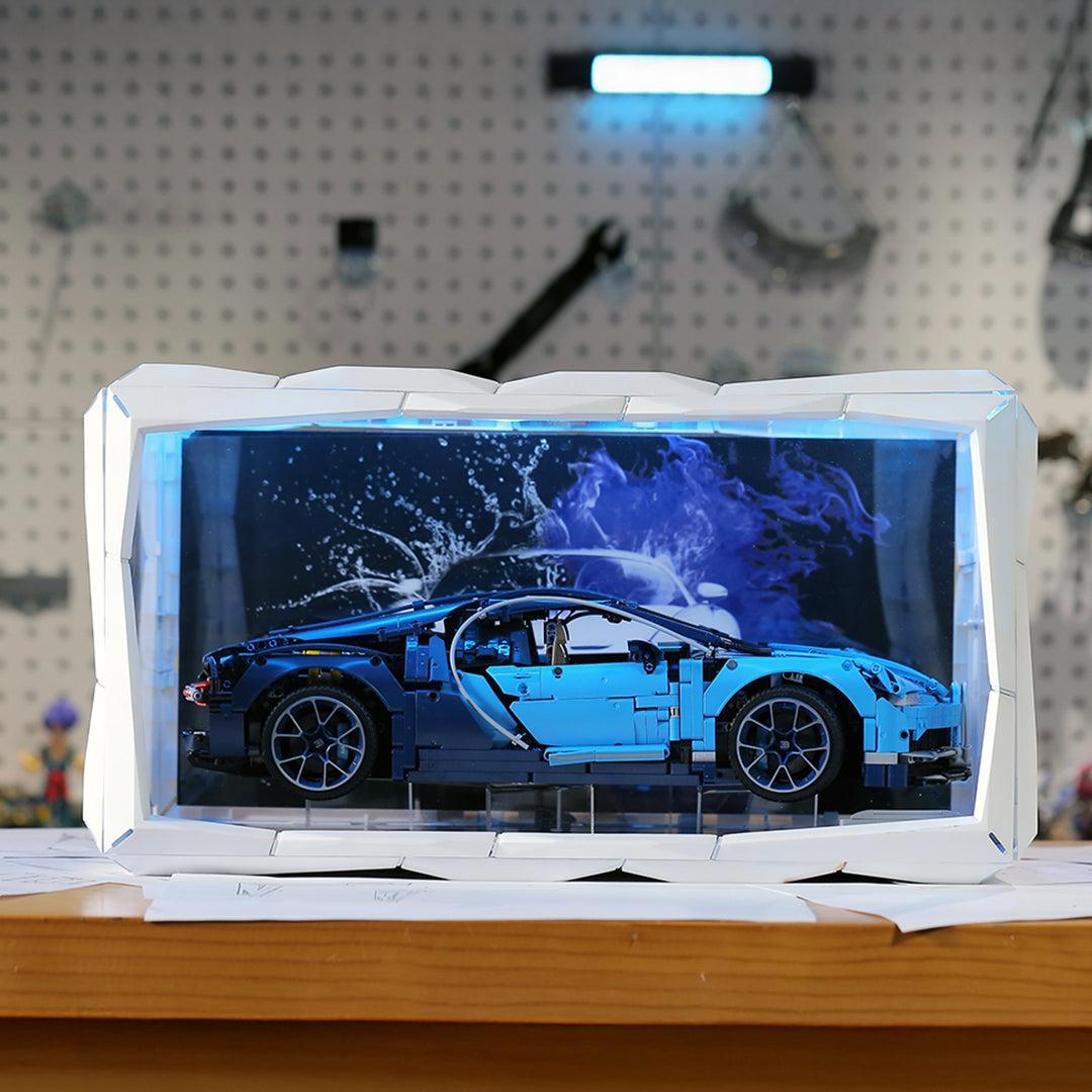 Boxory Wide – Extra-Wide Modular Magnetic Acrylic Display Case with LED Lighting